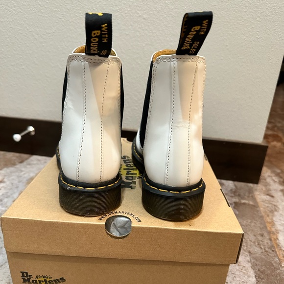 Dr. Martens White Boots - Picture 3 of 6